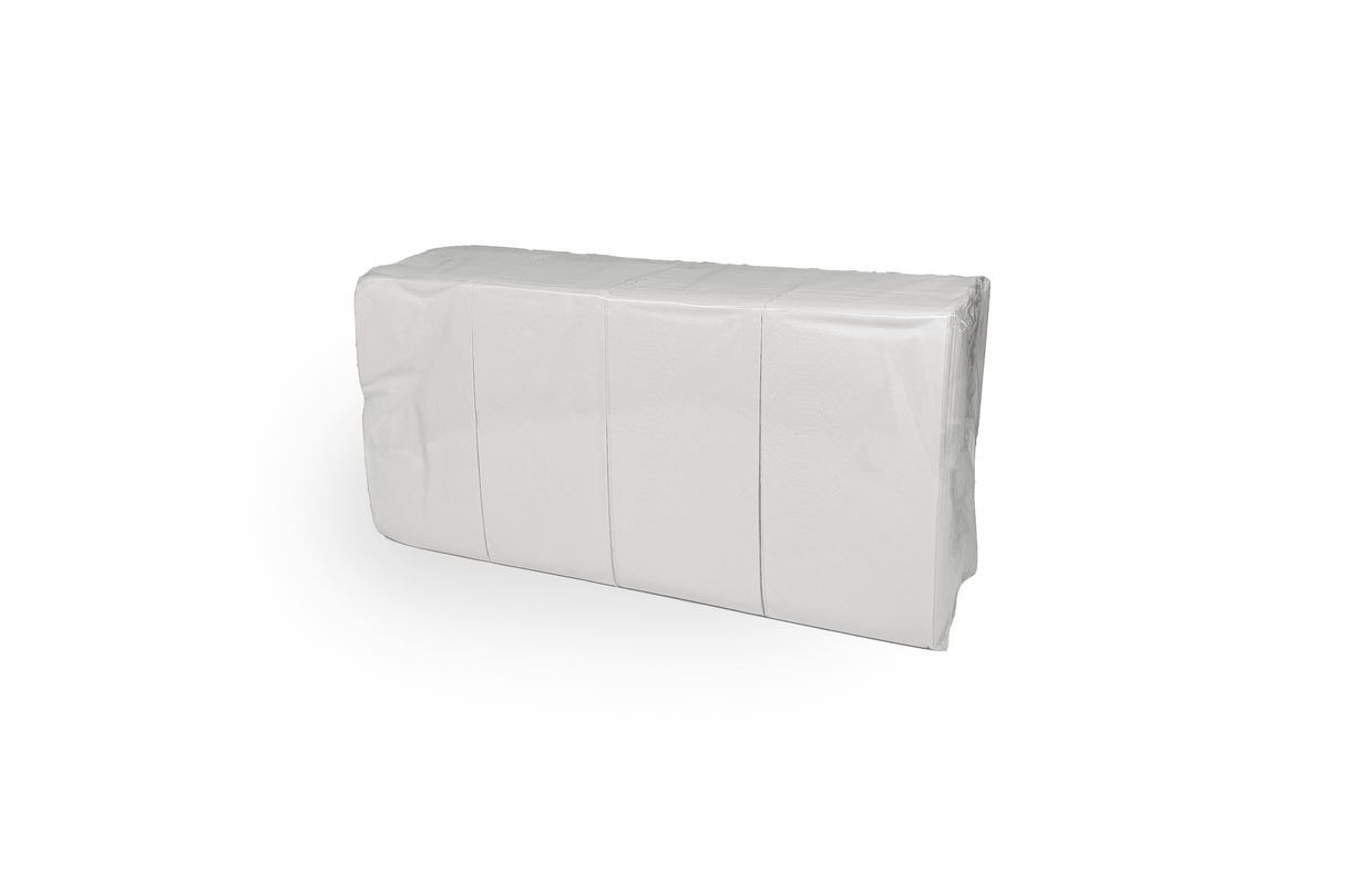 Serviette 33 x 33cm weiß Verpackung2Go