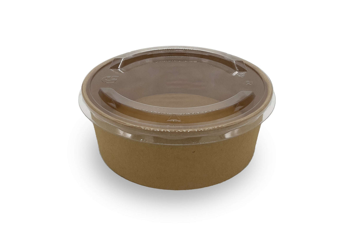 Salatbowl aus Kraftpapier 1300ml Verpackung2Go