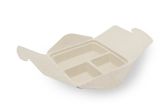Meal Box To Go 3 geteilt Verpackung2Go