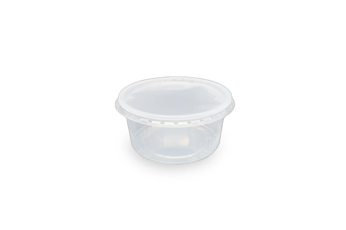 Feinkostbecher mit Deckel 250ml RundVerpackung2Go