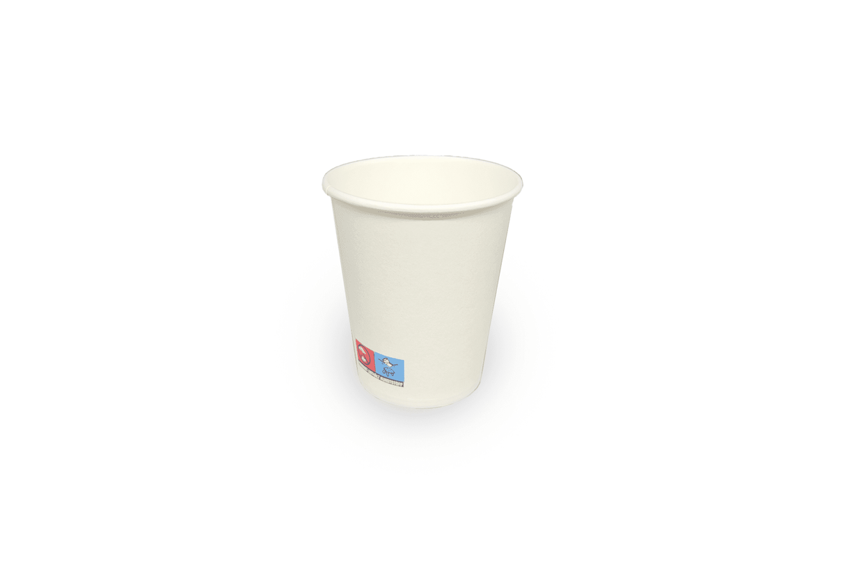 Kaffeebecher, Coffee to Go - 200ml weiß Verpackugn2Go