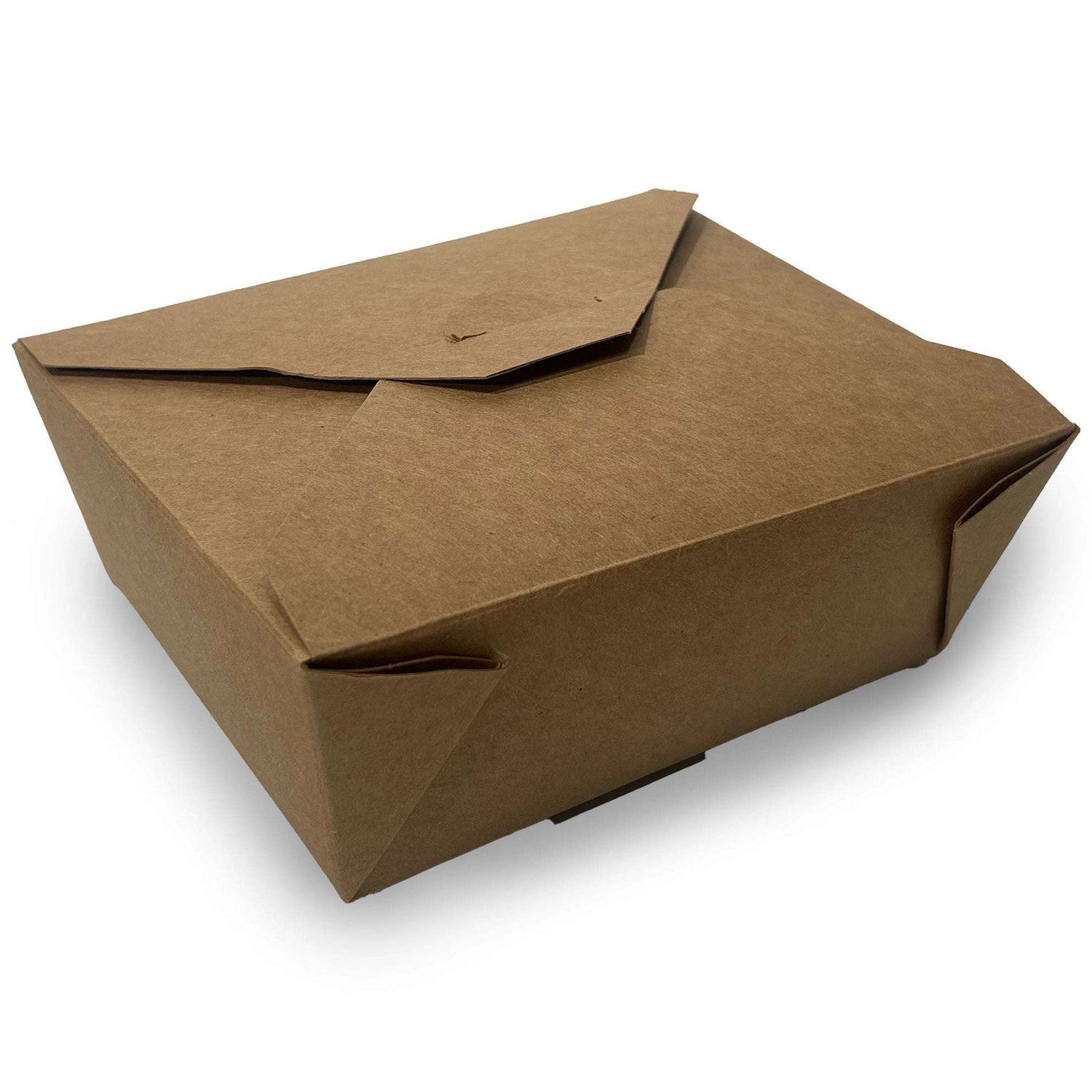 Take Away Box Kraft mit Faltdeckel 1000ml von Verpackung2Go