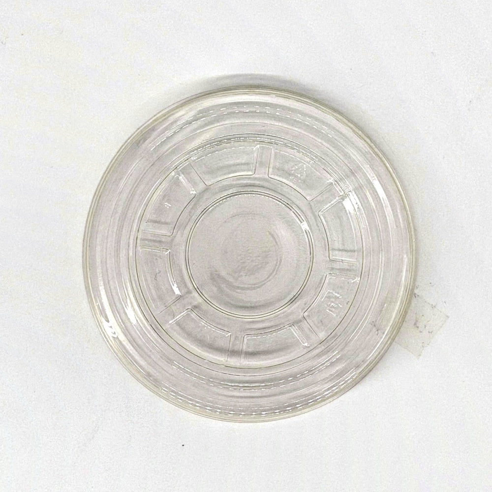Flachdeckel für Trinkbecher ohne Kreuzschlitz
