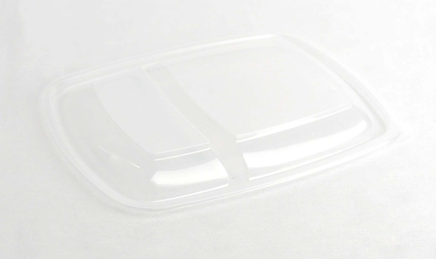 Verpackung2Go Deckel für FASTPACK Menüschale mit Fächer
