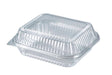 Transparente Plastikverpackung für Sushi Box V00502, rechteckig, ideal zur Präsentation und Aufbewahrung von frischem Sushi.