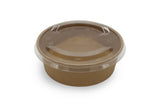 Salatbowl aus Kraftpapier 500ml mit Deckel Verpackung2Go