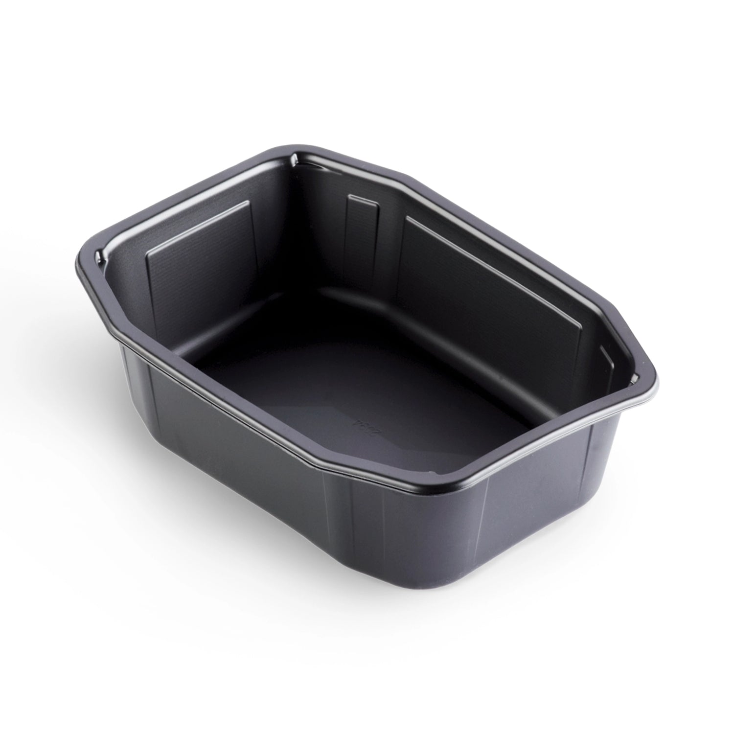 PP-Schale HMR 215 x 148 x 70 mm Schwarz ungeteilt Verpackung2Go