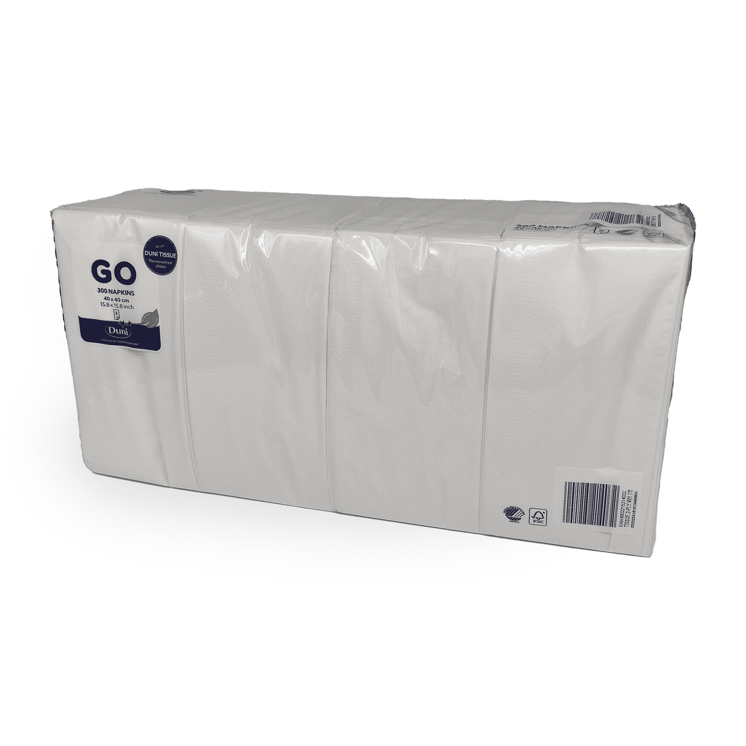 Tissue Serviette 40x40cm weiß Verpackung2Go
