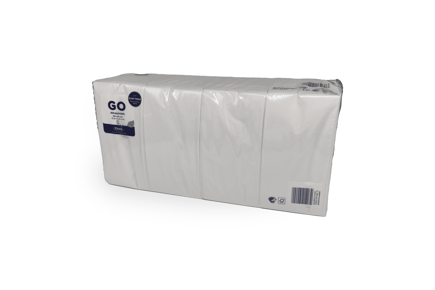 Tissue Serviette 40x40cm weiß Verpackung2Go