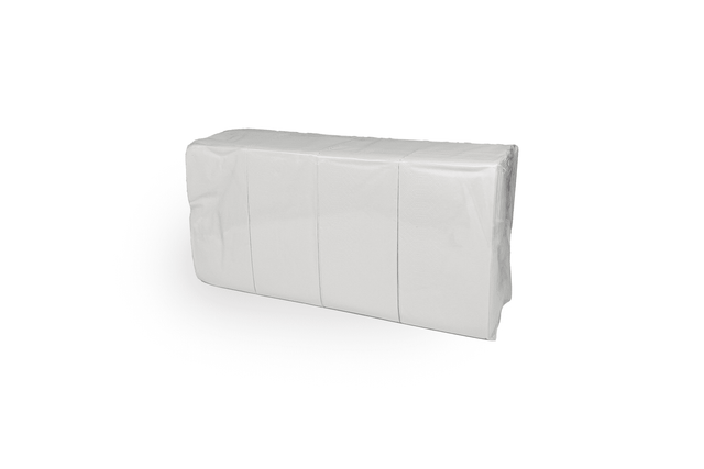 Serviette 33 x 33cm weiß Verpackung2Go