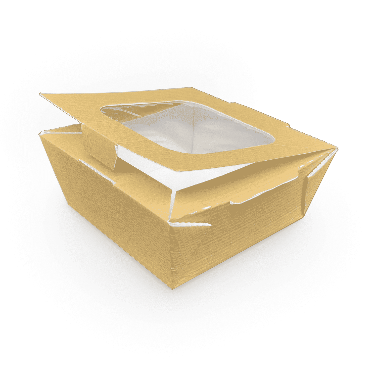 Food to Go Box medium - mit Sichtfenster Verpackung2Go