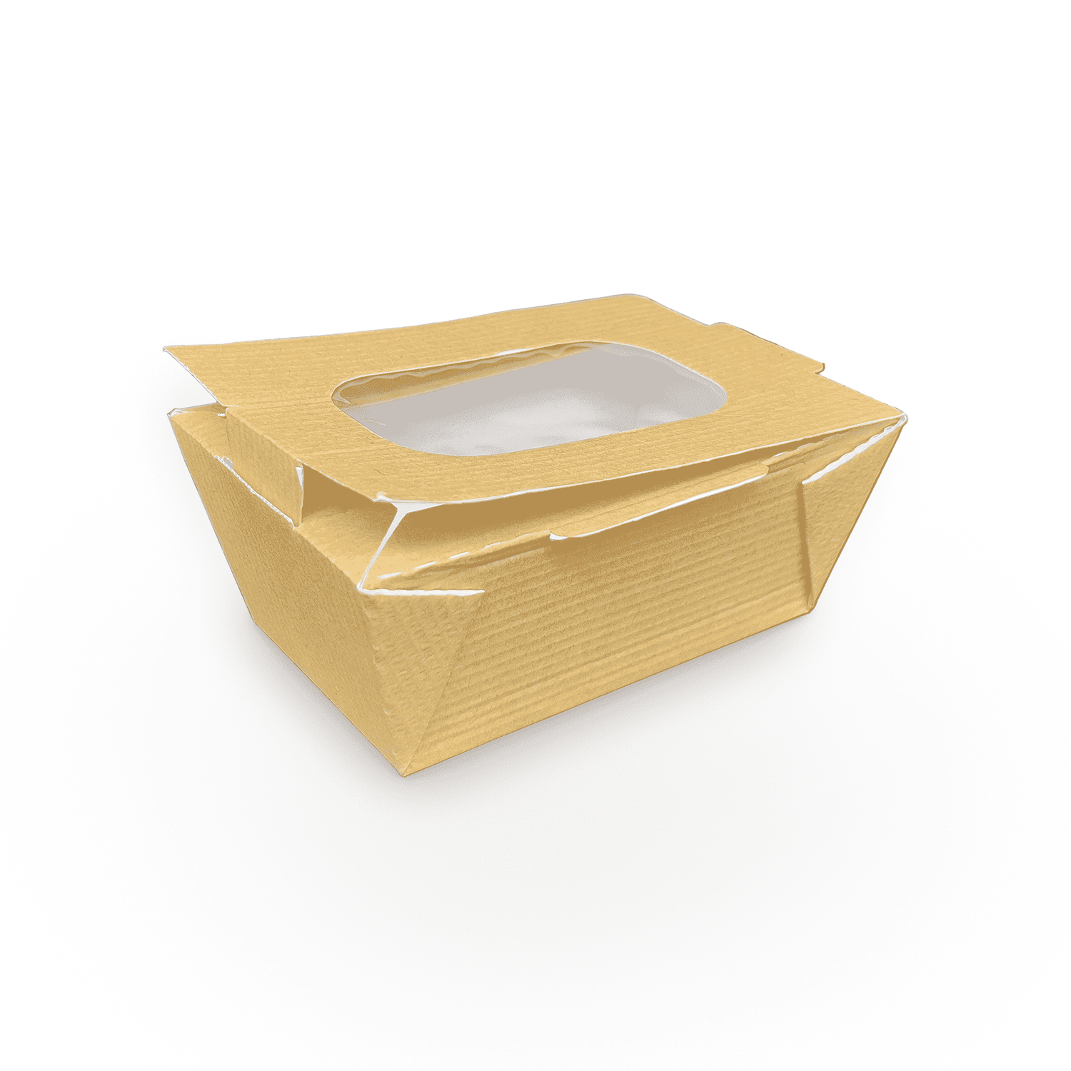 Food to Go Box small - mit Sichtfenster Verpackung2Go