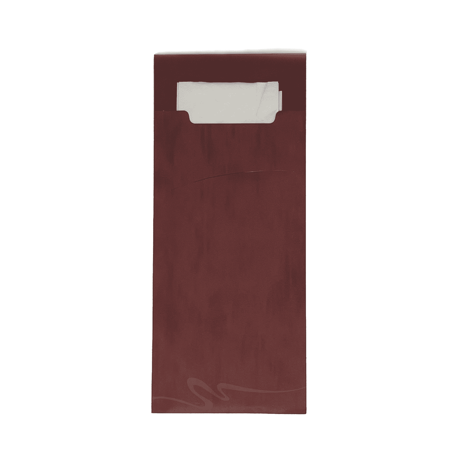 Serviettentasche bordeaux inklusiv Serviette (pochetto) Verpackung2Go