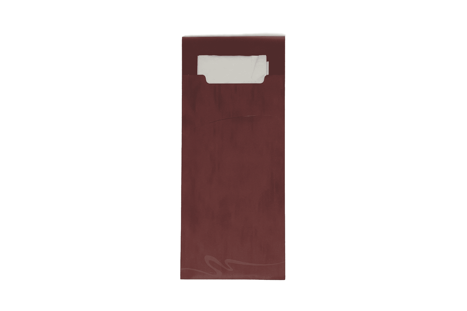 Serviettentasche bordeaux inklusiv Serviette (pochetto) Verpackung2Go