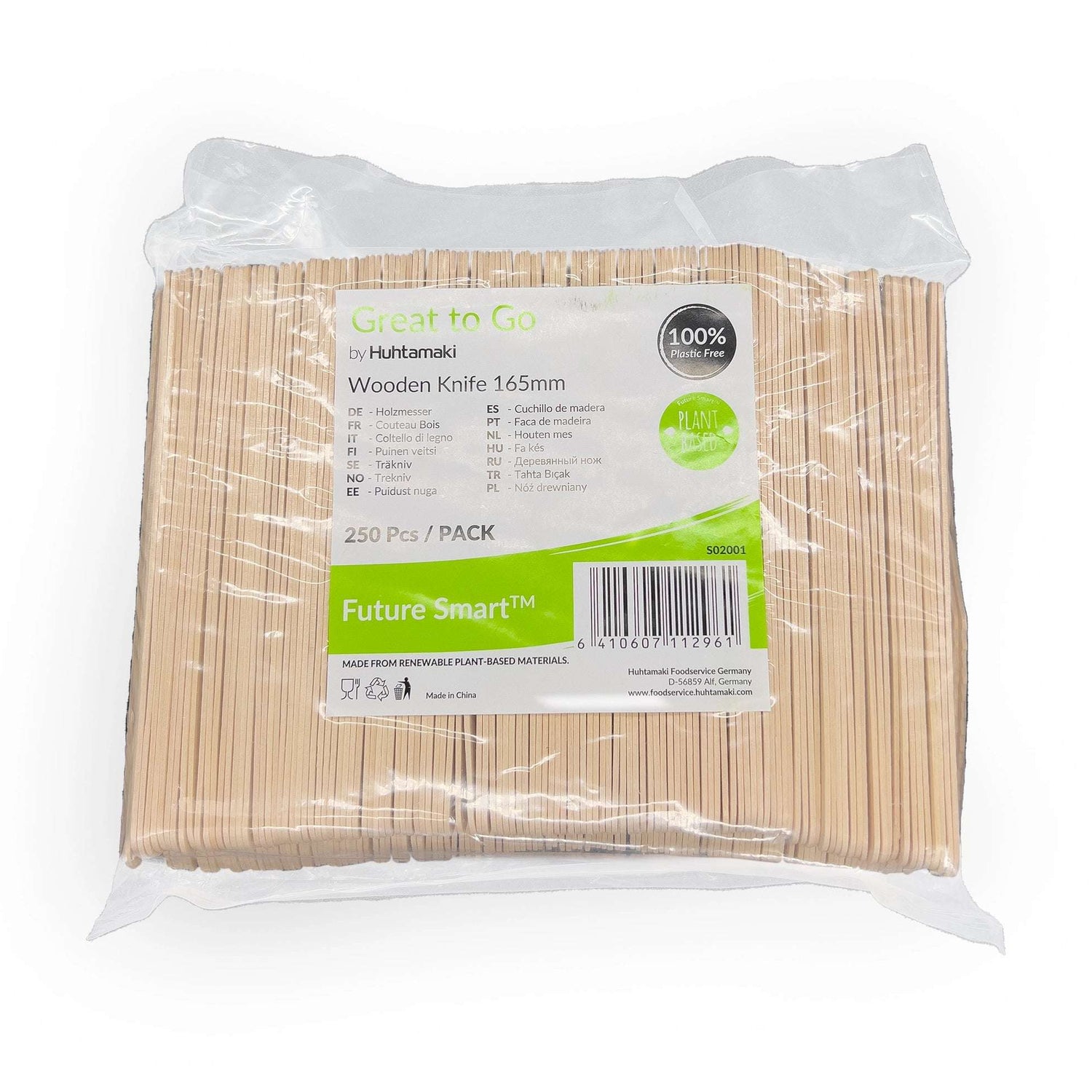 Holz Messer 16,5cm Verpackung2Go