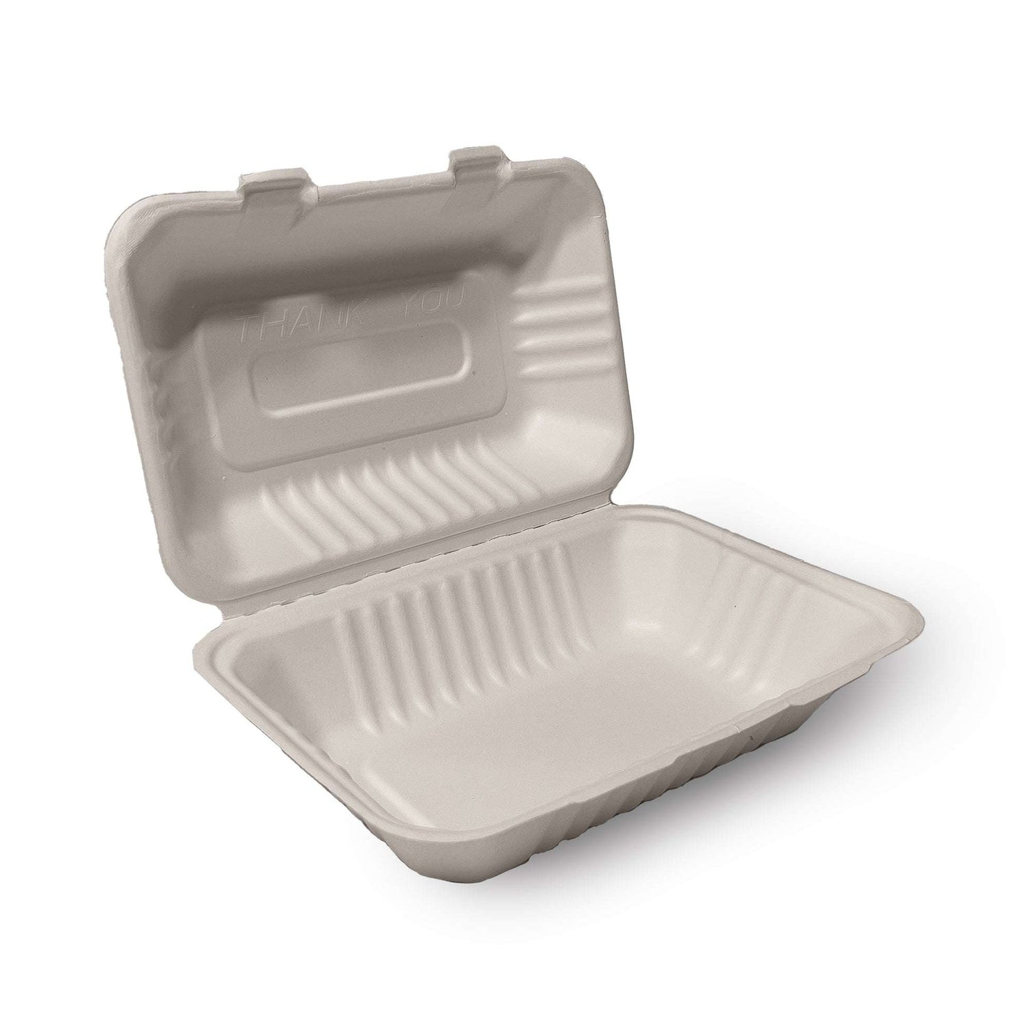 Menübox Future Smart aus Bagasse weiß Verpackung2Go