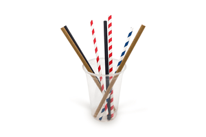 Papier - Strohhalme 23cm, ∅6mm, JUMBO Verpackung2Go