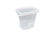Feinkostbecher mit Deckel 500ml eckig Verpackugn2Go