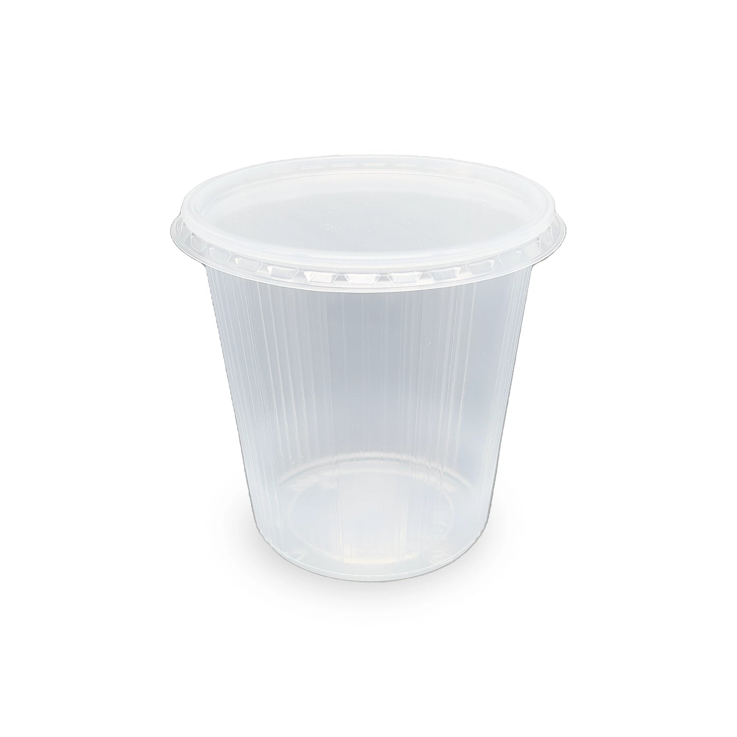 Feinkostbecher mit Deckel 500ml Rund Verpackung2Go