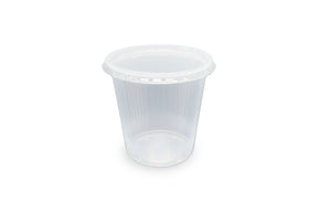 Feinkostbecher mit Deckel 500ml Rund Verpackung2Go