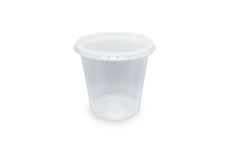 Feinkostbecher mit Deckel 500ml Rund Verpackung2Go
