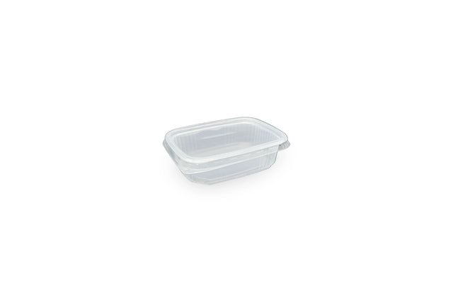 Feinkostbecher mit Deckel 150ml eckig Verpackung2Go