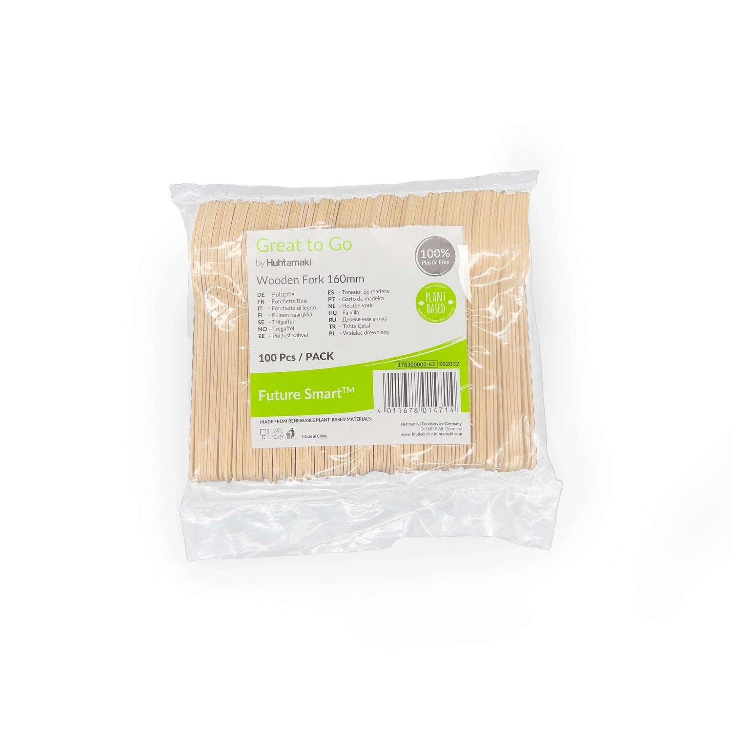Holz Gabel 16cm Verpackung2Go